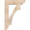 Ekena Millwork Westlake Slat Smooth Bracket w/ Offset Brace, Douglas Fir, 7 1/2"W x 28"D x 40"H BKT0806X28X40WTL06SDF - alternate 4